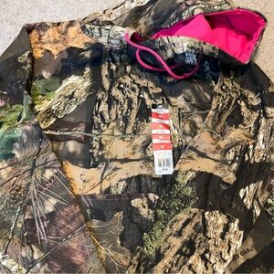 Realtree Camouflage Pullover Hoodie with Pink Accents